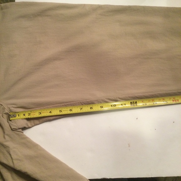 Royal Robbins Tan Nylon Fleece Lined Hiking Pants Size 8 - Picture 12 of 13